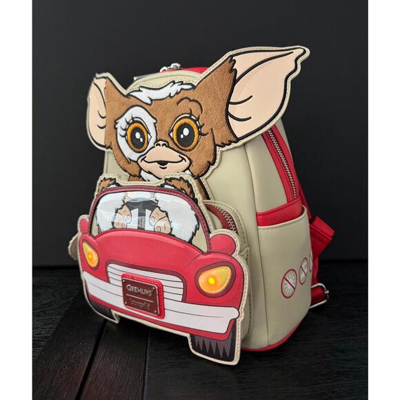 Loungefly Gremlins Gizmo Light-Up Headlights Mini Backpack NWT